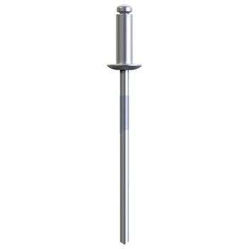 304 Stainless Finish Rivet Dome Head Open Hobson