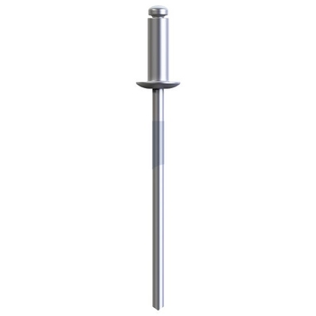 316 Stainless Finish Rivet Dome Head Open Hobson