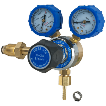 Regulator 1 Stage Side Entry Argon Flowgauge Type 10 Tesuco RC1SARFG
