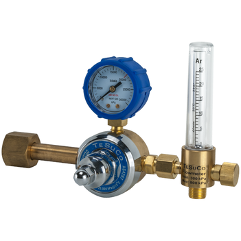 Regulator 1 Stage Side Entry CO2 with Flowmeter Type 30 Tesuco RC1SCDFM