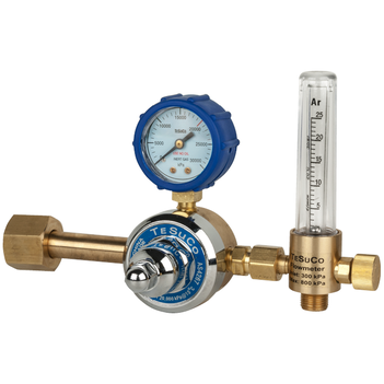 Regulator 1 Stage Side Entry Nitrogen T50 with Flowmeter In 20,000kPa Out 0-25 lpm RC1SNIFM