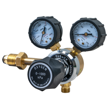 Regulator 1 Stage Side Entry Oxygen Type 10 Tesuco RC1SOX10
