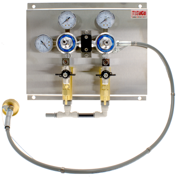 Regulator Twin Post Mix Panel CO2 to AS5034 Vented  main image