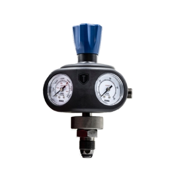 Shield Rear Entry Argon Regulator Type 10 Handwheel Tesuco RTS1RARFG