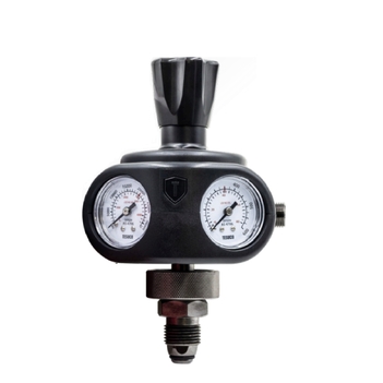 Shield Rear Entry Oxygen Regulator - Type 10 Handwheel Tesuco RTS1ROX5