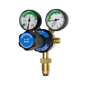 Regulator 1 Stage Bottom Entry Argon Flowgauge Type 10 