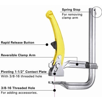 Ratchet Action Utility Clamps Strong Hand 
