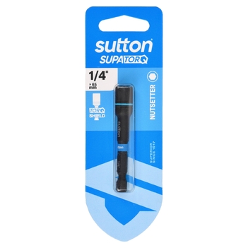 Nutsetter Bit S230 Supa TORQ Magnetic 1/4in 65mm 1Pk Sutton Tools S230H01CA
