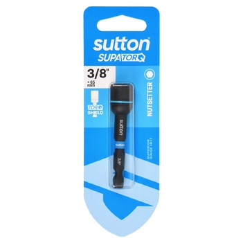 Nutsetter Bit S230 Supa TORQ Magnetic 3/8in 65mm 1Pk Sutton Tools S230H01CC