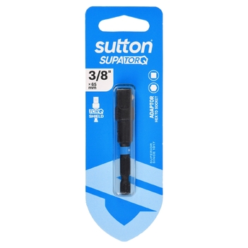 Bit Adaptor S240 Supa TORQ HEX To Socket 3/8in 65mm 1Pk Sutton Tools S240H01CC