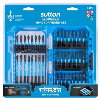 SupaTorq Impact Screwdriver Bits Sets Sutton S250S40A