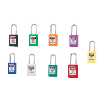 Global Zenex Thermoplastic Safety Padlocks 35mm X 38mm Masterlock S31_