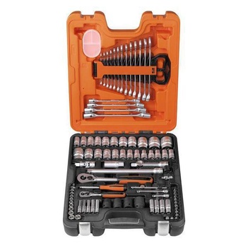 Bahco Socket Set 94-Piece 1/4-Inch And 1/2-Inch Drive