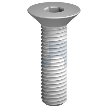 Zinc Flake Silver Finish Socket Screw Countersunk Hex Metric Hobson