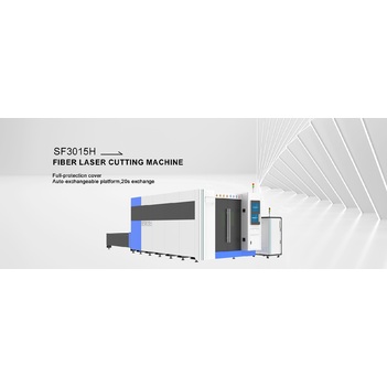 Fibre Laser Cutting Machine Auto exchangeable Platform SF3015H