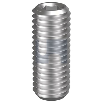 304 Stainless Finish Socket Grub Screw Hex Cup Point Imperial Hobson