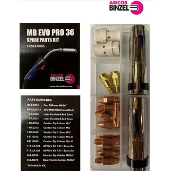 MB EVO PRO 36 MIG Torch Starter Kit Binzel SK014.0000