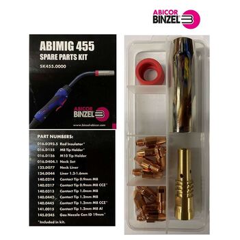 Abimig 455 Spare Parts Kit Binzel SK455.0000