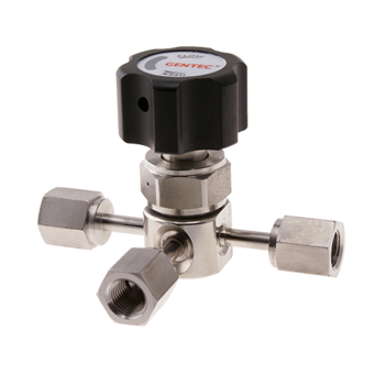 Isolation / Purge Valve 1/4 NPT Stainless Steel 3 Port Tesuco SL-DV54MHB-FNT4