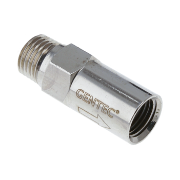 Relief Valve 680kPa 1/4" NPT M - 1/4" NPT FM For Gentec H/Purity Regulators