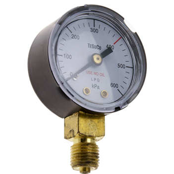 Pressure Gauge 0 - 600 kPa LPG For RC- Regulators SPRGC06LP