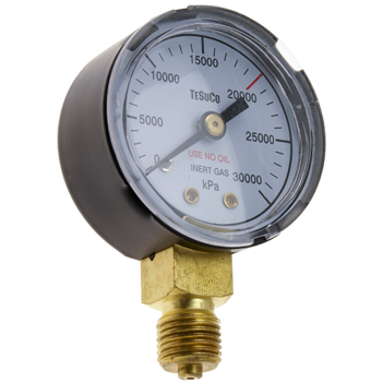 Pressure Gauge 0 - 1,600 kPa Inert Gas For RC- Regulators SPRGC16IG