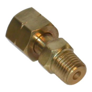 Adaptor Regulator Outlet 5/8-18 UNF LH FM - 1/4" NPT M Tesuco SPRO5L1R