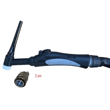8 Metres Water Cooled TIG Torch SR-18-8MCP50-2Pin-Connect main image