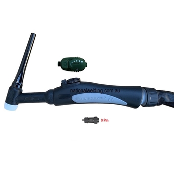 8 Metres Water Cooled TIG Torch SR-18-8MCP50-9Pin-Connect
