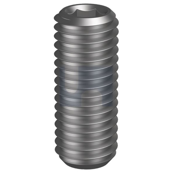 Plain Finish Socket Set Screw Plain Point Alloy Steel Metric Hobson