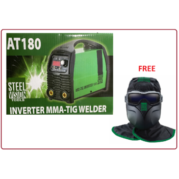 Arc/Tig Inverter Welder 180 Amps  with Welding Goggles mask SVAT180Goggles