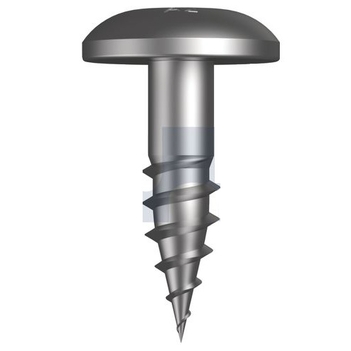 304 Stainless Finish Needle Point Button Head Square Drive Hobson