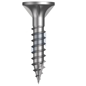 304 Stainless Finish Type 17 Bugle Batten - 4 Rib Internal Hex Hobson