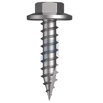 316 Stainless Finish Type 17 Flanged Hex Hobson