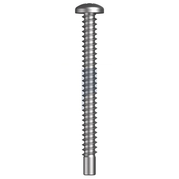 #08 X 1-3/4mm 410 Stainless Finish Self-Tapper Pan Phillips Pilot Point Hobson T41PSPP0818175 Pack of 1000
