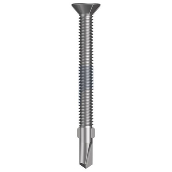 12-24X 60mm R1000 Bi-Metal 304 Stainless  Finish S500 Wing SDS Countersunk Square Drive Hobson T4XHXRQ1224060 Pack of 500