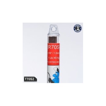 Tig & Oxy Welding Rod Carbon Steel 3.2mm 0.50 Per pack Blue Demon T70S232M