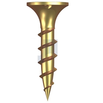 Zinc Yellow Passivate Finish Needle Point Bugle - Plaster Phillips Drive Coarse Hobson