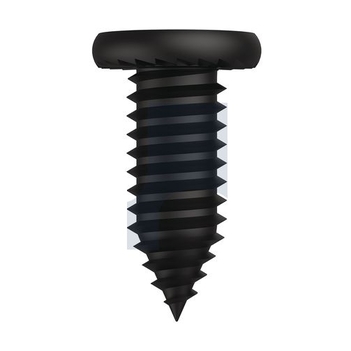 M6.2-25X 16mm E-Coat Black Finish Serrated Flat Framing Screw Phillips Drive Hobson T9PFKEP6225016 Pack of 1000