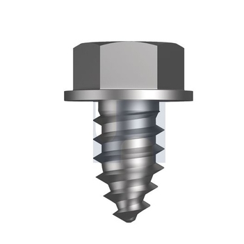 M10.5-9 X 25mm Zinc Plated (RoHS Compliant) Finish HVAC Blunt Point Washer Hex Hobson T9PFZWH1009025 Pack of 500
