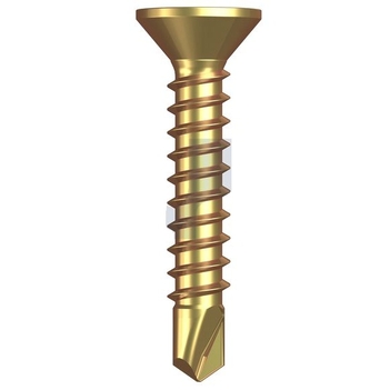 Zinc Yellow Passivate Finish Metal SDS Countersunk Phillips Drive Hobson