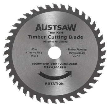 Thin Kerf Timber Blade Austsaw TBP1602040