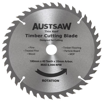 Thin Kerf Timber Blade Austsaw TBP1852040