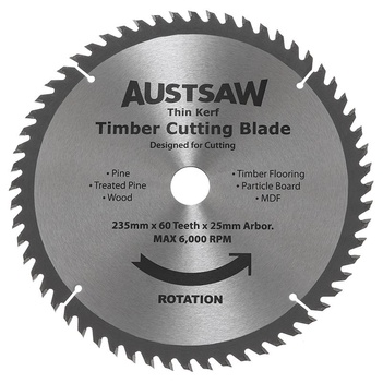 Thin Kerf Timber Blade Austsaw TBP2352560