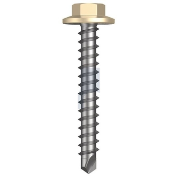 12-11X 40mm Classic Cream (Smooth) Class 3 Finish vmaX SDS Flanged Hex Head Hobson TCCV3FH1211040 Pack of 1000