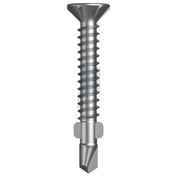 Dover White Class 3 Finish Metal Wings Countersunk Square Drive Hobson