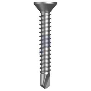 8-18X 30mm Dover White Class 3 Finish Metal SDS Countersunk Ribbed Phillips Drive Hobson TDWM3RP0818030 Pack of 1000