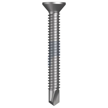 10-24X 40mm Dover White Zinc Yellow Passivate Finish Metal SDS Countersunk Phillips Drive Hobson TDWMYCP1024040 Pack of 1000
