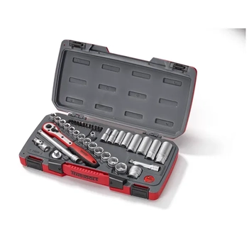 3/8" Dr. Metric Regular & Deep Socket Set 39-Piece Teng Tools TE-T3839