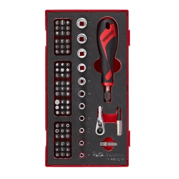 Bits Driver Set 78-Piece Tea-Tray Teng Tools TE-TEAMDQ78